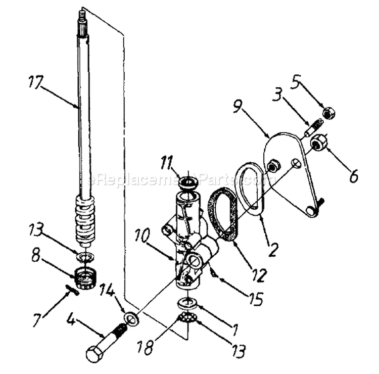 Page I Diagram and Parts List for 1361614G401 1996 Yard Man Lawn Tractor